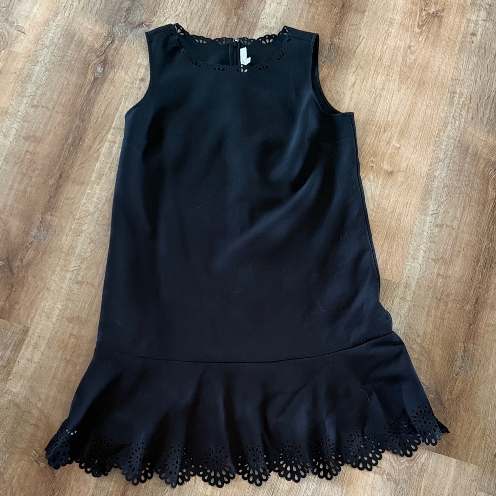 LOFT Black Sleeveless Mini Dress